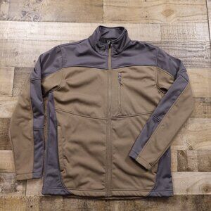 LIV Outdoor Jett Softshell Jacket men's medium taupe gray‎